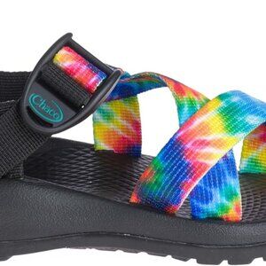 Unisex Child Sandal Tie Dye Size 6 Big Kid Rubber Sole Polyester Buckle